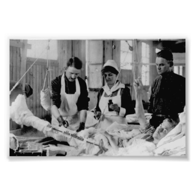 World War One Nurse Field Hospital Photo Print (Front)