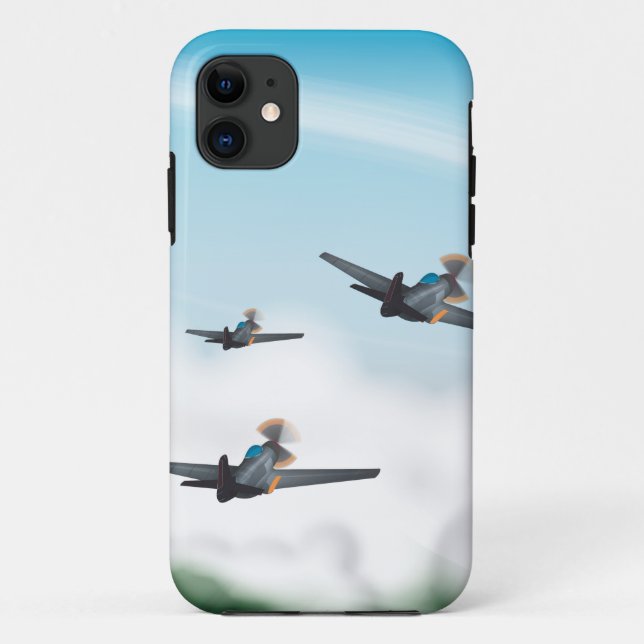 World War Two Aeroplanes Case-Mate iPhone Case (Back)