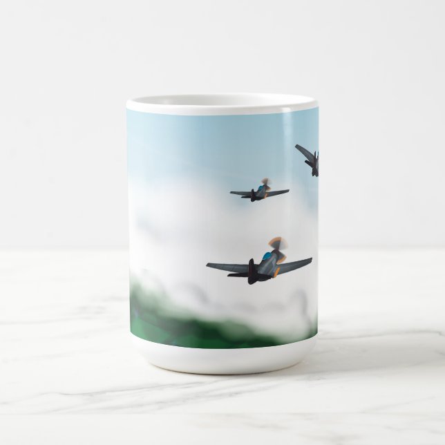 World War Two Aeroplanes Coffee Mug (Center)
