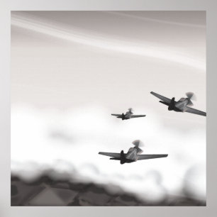 World War Two Aeroplanes Poster