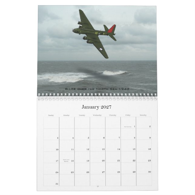 World War Two Aircraft Calender 2011 Calendar (Jan 2027)