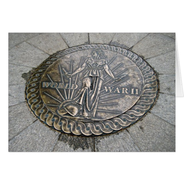 World War Two Emblem, Washington D.C. (Front Horizontal)