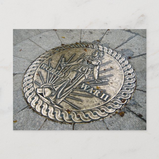 World War Two Emblem, Washington D.C. Postcard (Front)