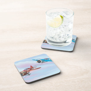World War Two Fighter Aircraft Coaster