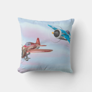 World War Two Fighter Aircraft Cushion