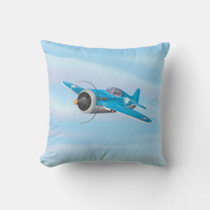 World War Two Fighter Aircraft Cushion