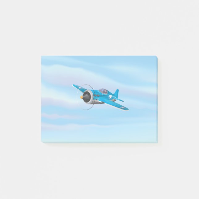 World War Two Fighter Aircraft Post-it Notes (Front)