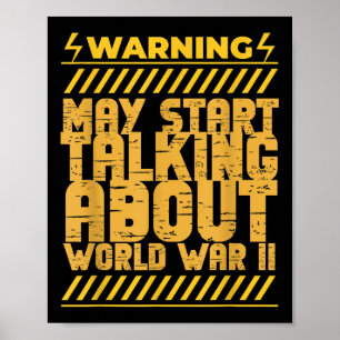 World War Two Funny History World War History Love Poster