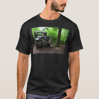 World War Two Truck In Forest. T-Shirt