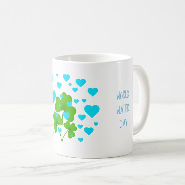 World Water Day 22 March Coffee Mug (Front Right)