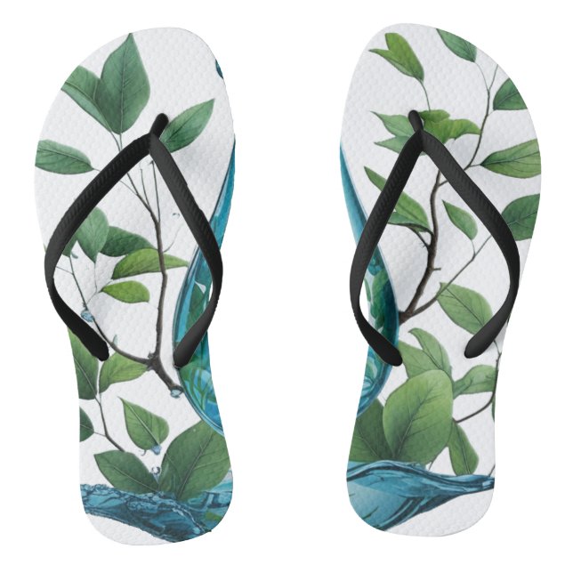 World Water Day  Thongs (Footbed)