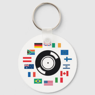 World Wide DJ Key Ring