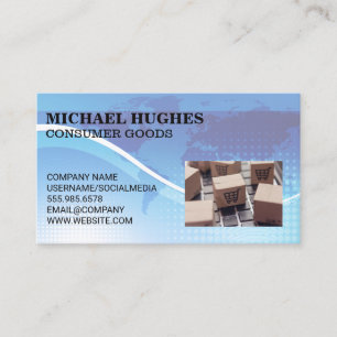 World Wide Map   Shipping Boxes Business Card