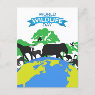 World Wildlife Day Postcard