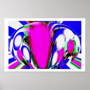 World within worlds decorative art poster
