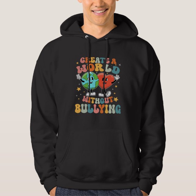World without bullying Teacher Be Kind Unity Day K Hoodie (Front)