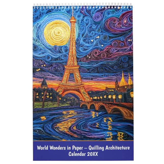 World Wonders in Paper – Quilling Architecture Calendar (Cover)