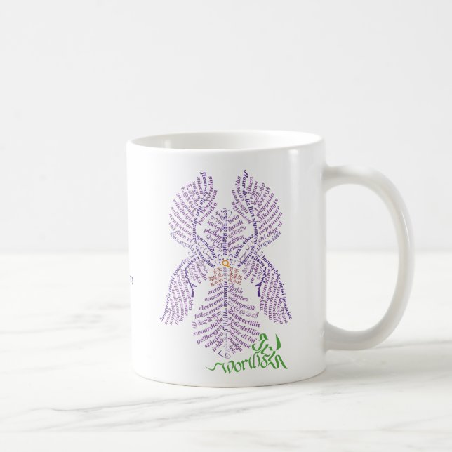 World Word Iris Mug (Right)