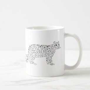 World Word Snow Leopard Mug