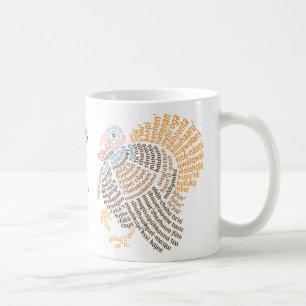 World Word Wild Turkey Mug