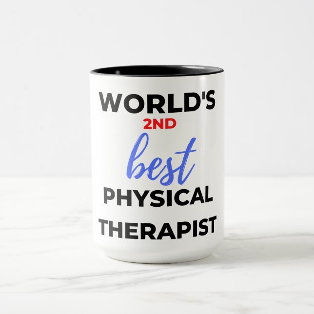 World's 2nd Best Physical Therapist 2 Mug (Center)