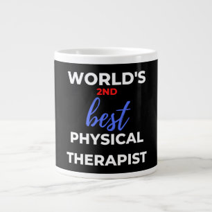 World's 2nd Best Physical Therapist Large Coffee Mug