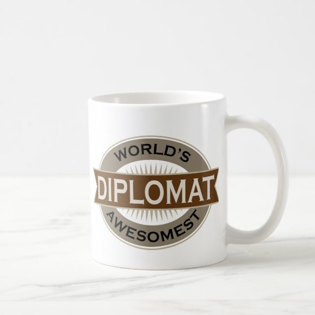 Worlds Awesomest Diplomat Coffee Mug (Right)