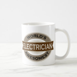Worlds Awesomest Electrician Coffee Mug