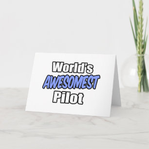 World's Awesomest Pilot Card