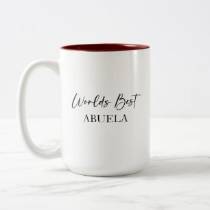 World's Best Abuela & Most Loved Personalized Mug