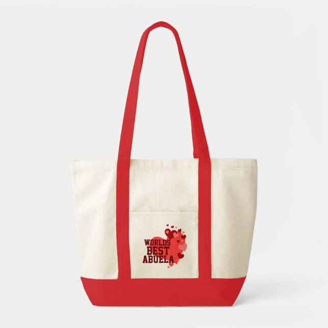 Worlds Best Abuela Personalised Tote Bag (Front)