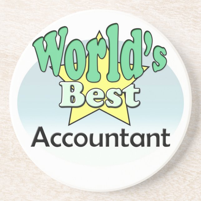 World's best Accountant Coaster (Front)