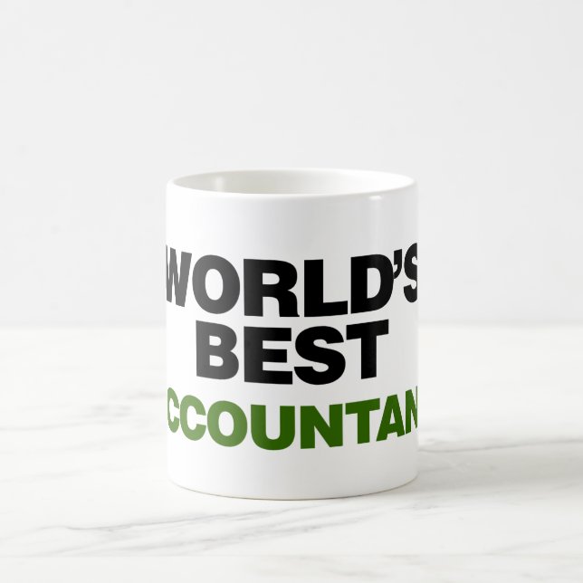 World's Best Accountant Coffee Mug (Center)