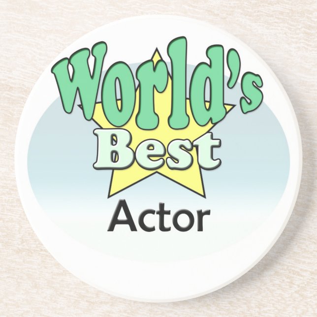 World's best Actor Coaster (Front)