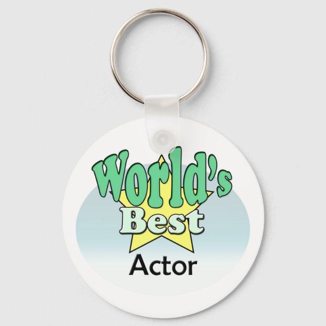World's Best Actor Key Ring (Front)