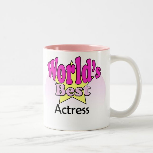 World's Best Actress Two-Tone Coffee Mug (Right)
