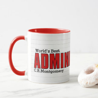 World's Best Administrative Professional Lined Mug