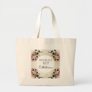 World's Best Aesthetician gift 2 Large Tote Bag