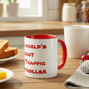 World's Best Air Traffic Controller in red Mug