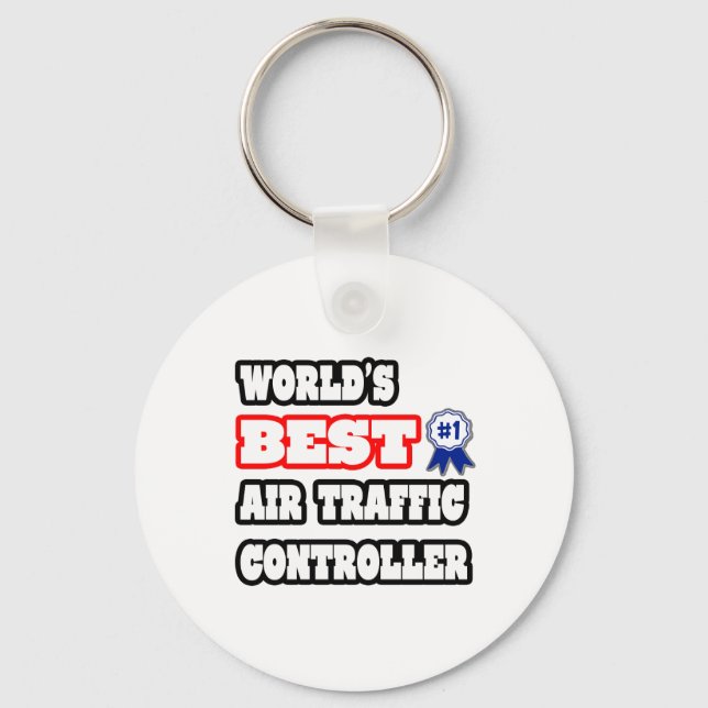 World's Best Air Traffic Controller Key Ring (Front)
