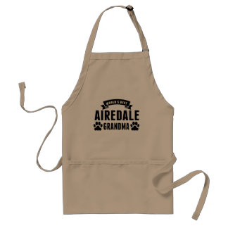 World's Best Airedale Grandma Standard Apron