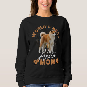 World's Best Akita Mum Dog Mama Women Sweatshirt