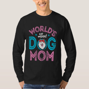 World's Best American Eskimo Dog Mum Funny Mother' T-Shirt