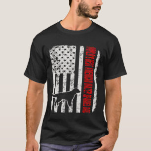 Worlds Best American Water Spaniel Dad American Fl T-Shirt
