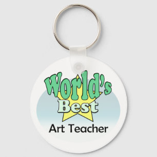 World's best Art Teacher Key Ring