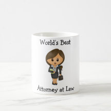 World's Best Attorney at Law - Cute Female