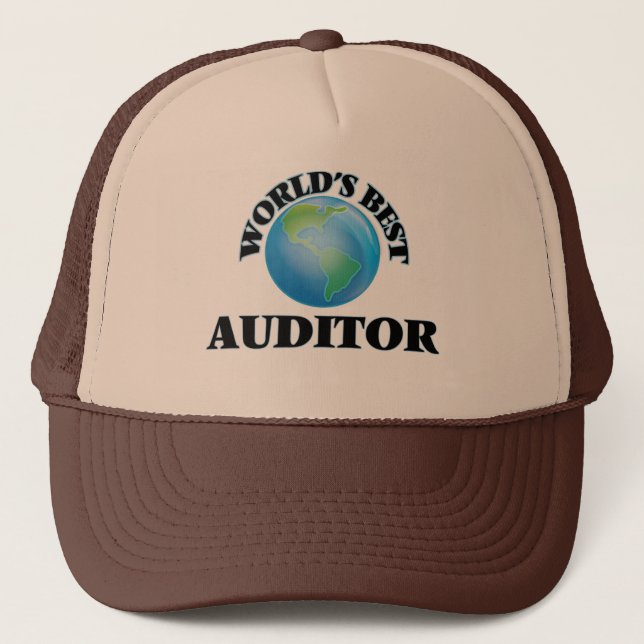 World's Best Auditor Trucker Hat (Front)