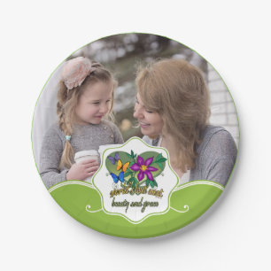 World's Best Aunt Beauty and Grace Paper Plate