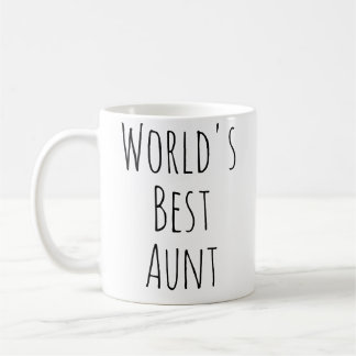 World's Best Aunt Coffee Mug
