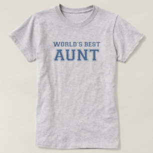 World's Best Aunt Collegiate T-Shirt